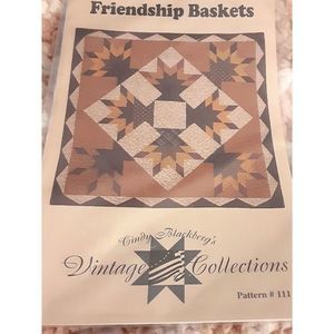 Vintage Collections sewing quilt pattern #111 Friendship Baskets